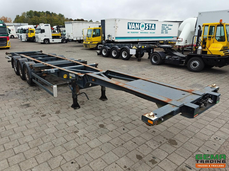 Schmitz Cargobull SCF 24 G 3-Assen MB - LiftAs - Schijfremmen - Vast Chassis - 2x20FT 1x30FT 40FT aansluiting - Container-transport/ Vekselflak semitrailer: bilde 4 Schmitz Cargobull SCF 24 G 3-Assen MB - LiftAs - Schijfremmen - Vast Chassis - 2x20FT 1x30FT 40FT aansluiting - Container-transport/ Vekselflak semitrailer: bilde 4