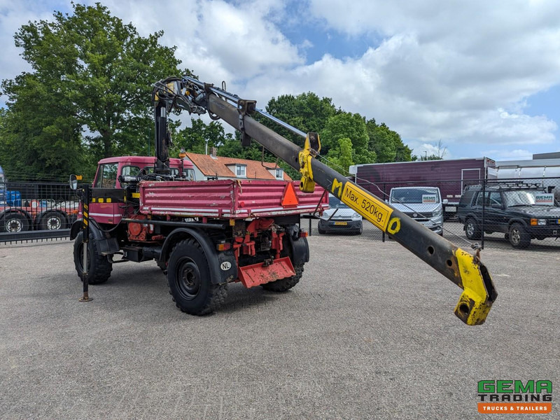 Unimog 416/U1100 4x4 - Hiab PK4600A - Open laadbak - Lier - Vangmuil/trekhaak - Mercedes Benz - Kranbil: bilde 4 Unimog 416/U1100 4x4 - Hiab PK4600A - Open laadbak - Lier - Vangmuil/trekhaak - Mercedes Benz - Kranbil: bilde 4