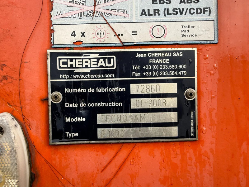 Chereau 3 Axle Thermoking SL 250 1850 7CM Side H260cm - Kjølesemi: bilde 4 Chereau 3 Axle Thermoking SL 250 1850 7CM Side H260cm - Kjølesemi: bilde 4