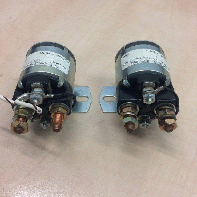 2XContactors for Scrubber vacuum cleaner Nilfisk BR 850 - Elektrisk system for Rengjøringsmaskin: bilde 1 2XContactors for Scrubber vacuum cleaner Nilfisk BR 850 - Elektrisk system for Rengjøringsmaskin: bilde 1