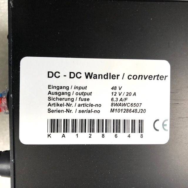 DC-DC Converter 48V - Elektrisk system for Materialhåndteringsutstyr: bilde 5 DC-DC Converter 48V - Elektrisk system for Materialhåndteringsutstyr: bilde 5