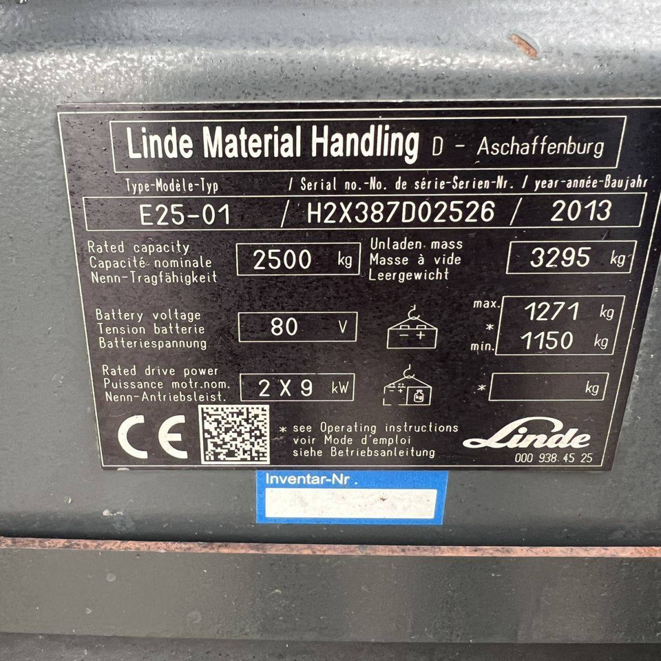 Leie  Linde E25 (387) Linde E25 (387): bilde 19