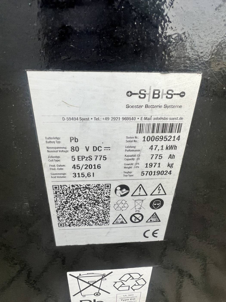 El-truck Linde E25/600HL (387): bilde 12