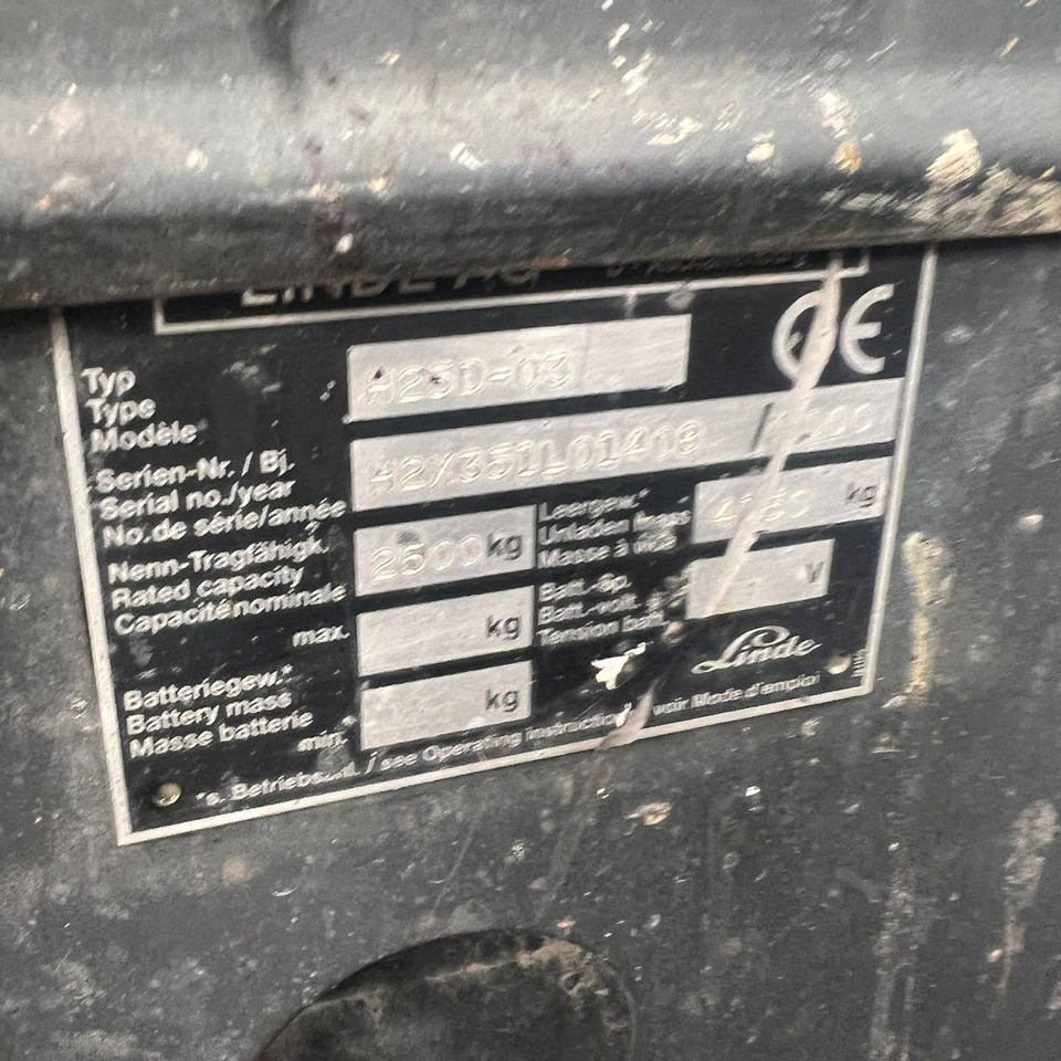 Linde H25D (351-03) - Dieseltruck: bilde 5 Linde H25D (351-03) - Dieseltruck: bilde 5