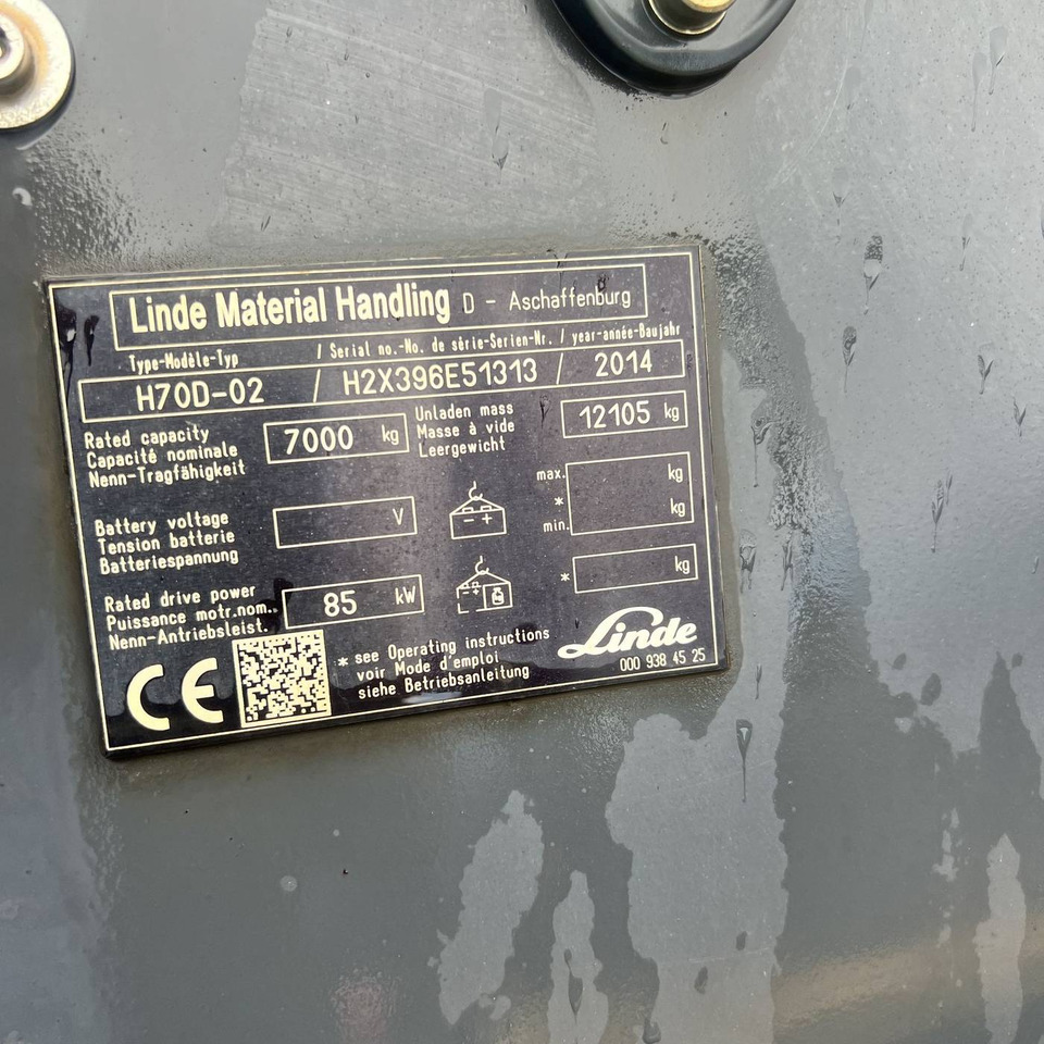 Linde H70D (396) - Dieseltruck: bilde 5 Linde H70D (396) - Dieseltruck: bilde 5
