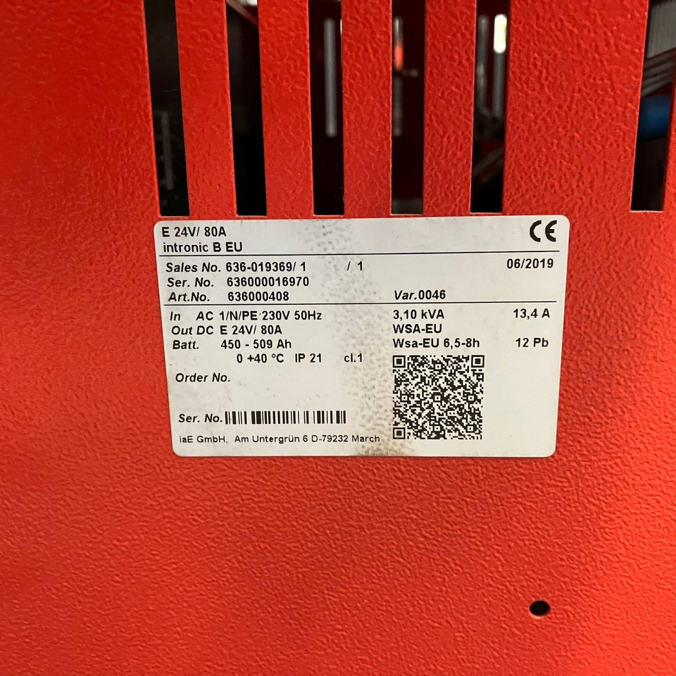 Hawker 24V/80A - Reservedeler for Materialhåndteringsutstyr: bilde 4 Hawker 24V/80A - Reservedeler for Materialhåndteringsutstyr: bilde 4