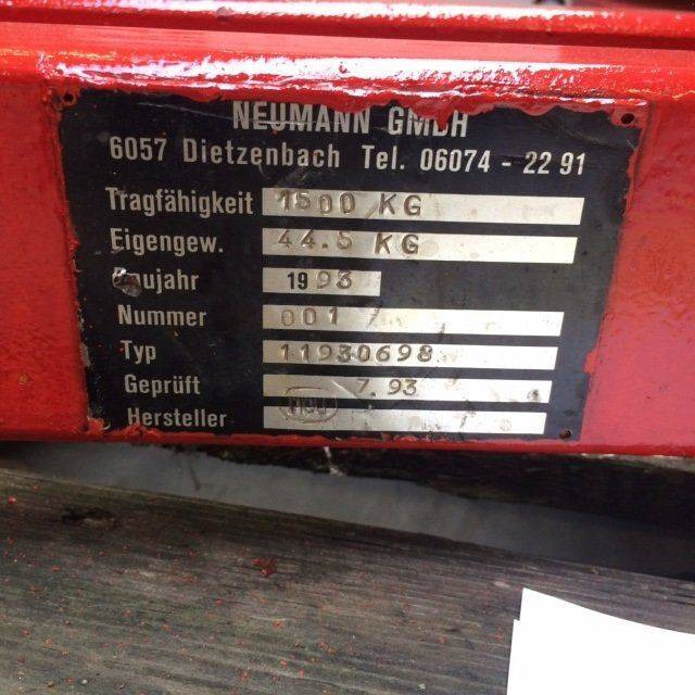 Neumann Battery lifting beam - Utstyr: bilde 2 Neumann Battery lifting beam - Utstyr: bilde 2