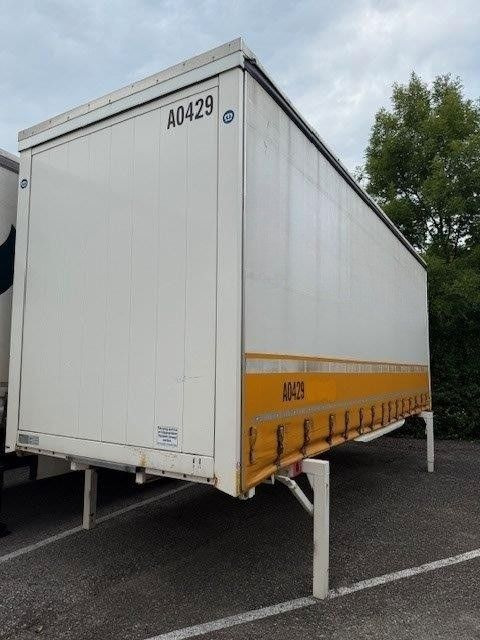 Krone 2 x WB 7,82 Jumbo, Hubdach, Edscha + Anh. Tandem - Gardin vekselflak: bilde 1 Krone 2 x WB 7,82 Jumbo, Hubdach, Edscha + Anh. Tandem - Gardin vekselflak: bilde 1
