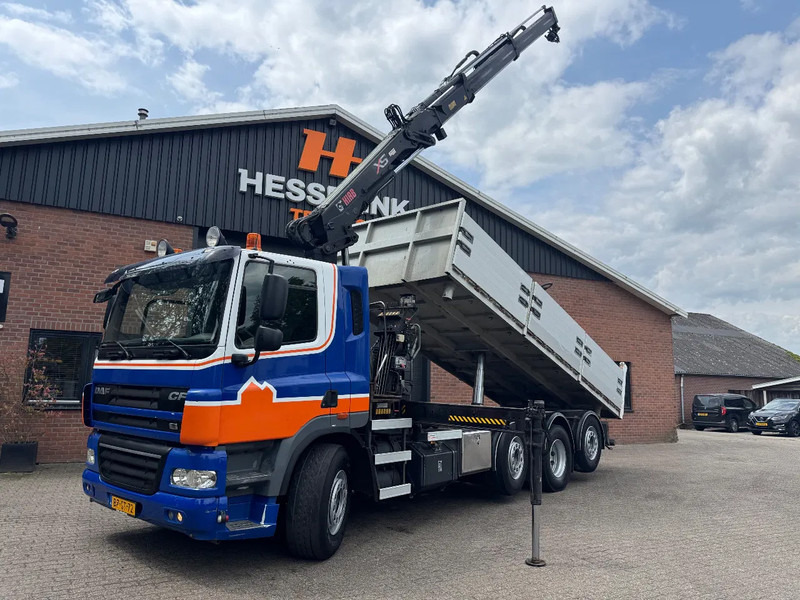 DAF CF 85.360 8X2 3 Zijdige kipper HIAB 16 t/m kraan AHK Top condition - Tippbil, Kranbil: bilde 1 DAF CF 85.360 8X2 3 Zijdige kipper HIAB 16 t/m kraan AHK Top condition - Tippbil, Kranbil: bilde 1