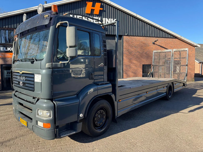 MAN TGA 18.350 830CM Oprijwagen Machinery transporter Hydraulische klep, nieuwe APK 3-6-2026 - Transporter lastebil: bilde 1 MAN TGA 18.350 830CM Oprijwagen Machinery transporter Hydraulische klep, nieuwe APK 3-6-2026 - Transporter lastebil: bilde 1