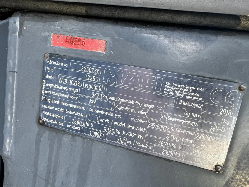 Terminaltraktor Mafi T225D T225D Rangeertrekker met Kenteken & vangmuil!: bilde 6