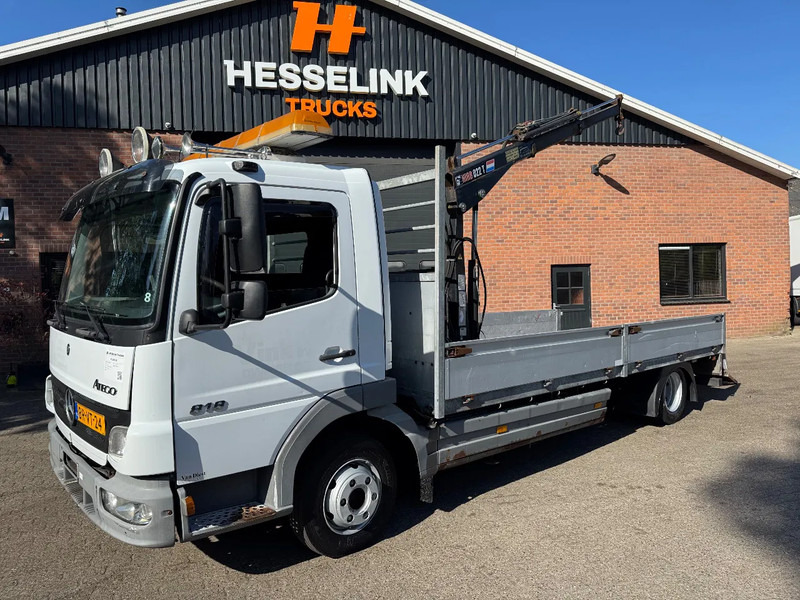 Mercedes-Benz Atego 818 Machinery transporter + Hiab Crane 288.360KM NL Truck - Transporter lastebil, Kranbil: bilde 1 Mercedes-Benz Atego 818 Machinery transporter + Hiab Crane 288.360KM NL Truck - Transporter lastebil, Kranbil: bilde 1