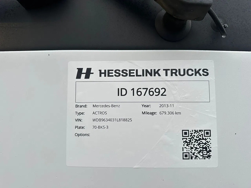 Trekkvogn Mercedes-Benz Actros 1840 4X2 679.306KM NL Truck: bilde 15