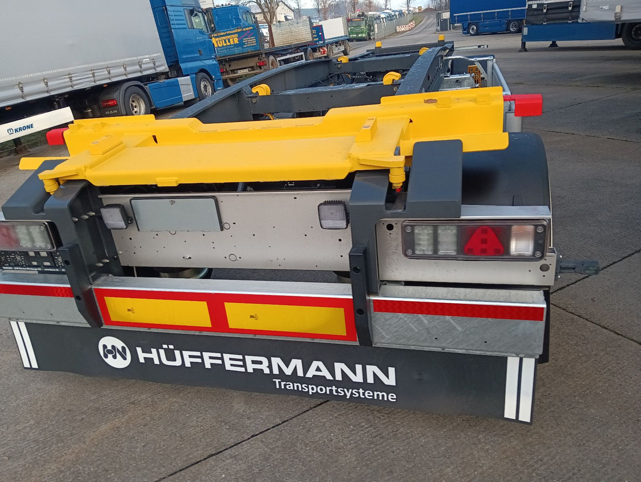 Hüffermann HSA1870 SAF VERZINKT Schlitten 5m-7m 3158kg NEU - Krokhenger/ Liftdumper henger: bilde 4 Hüffermann HSA1870 SAF VERZINKT Schlitten 5m-7m 3158kg NEU - Krokhenger/ Liftdumper henger: bilde 4