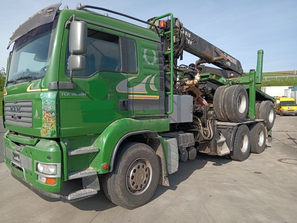 MAN TGA 26.480 6x4 BB Langholz Loglift BigJon 2490 - Tømmerbil, Kranbil: bilde 1 MAN TGA 26.480 6x4 BB Langholz Loglift BigJon 2490 - Tømmerbil, Kranbil: bilde 1