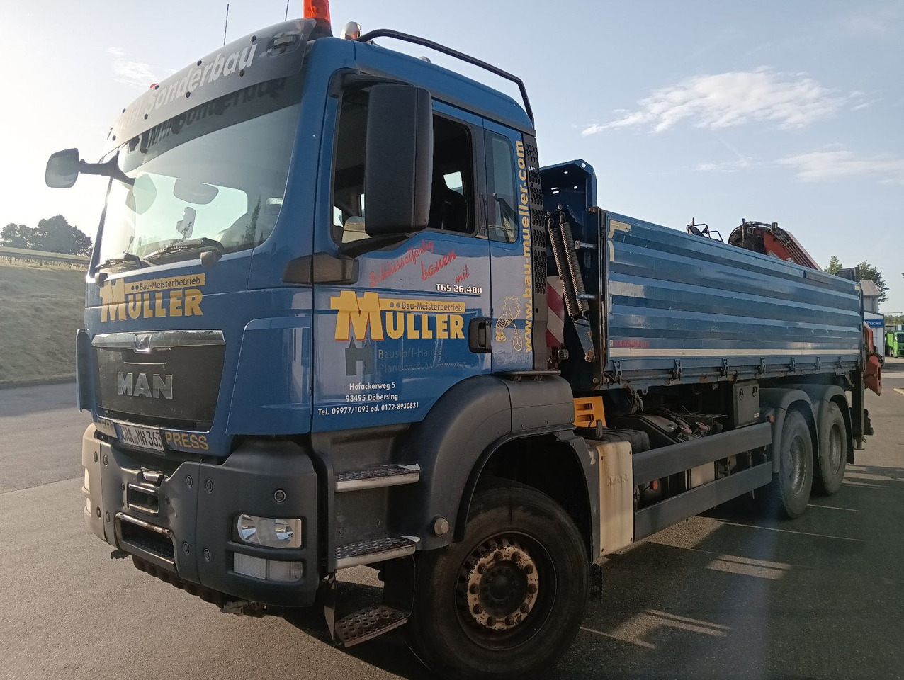 MAN TGS 26:480 6x4 EURO5 ATLAS 240.2E-A4 3-S-Kipper - Tippbil, Kranbil: bilde 3 MAN TGS 26:480 6x4 EURO5 ATLAS 240.2E-A4 3-S-Kipper - Tippbil, Kranbil: bilde 3