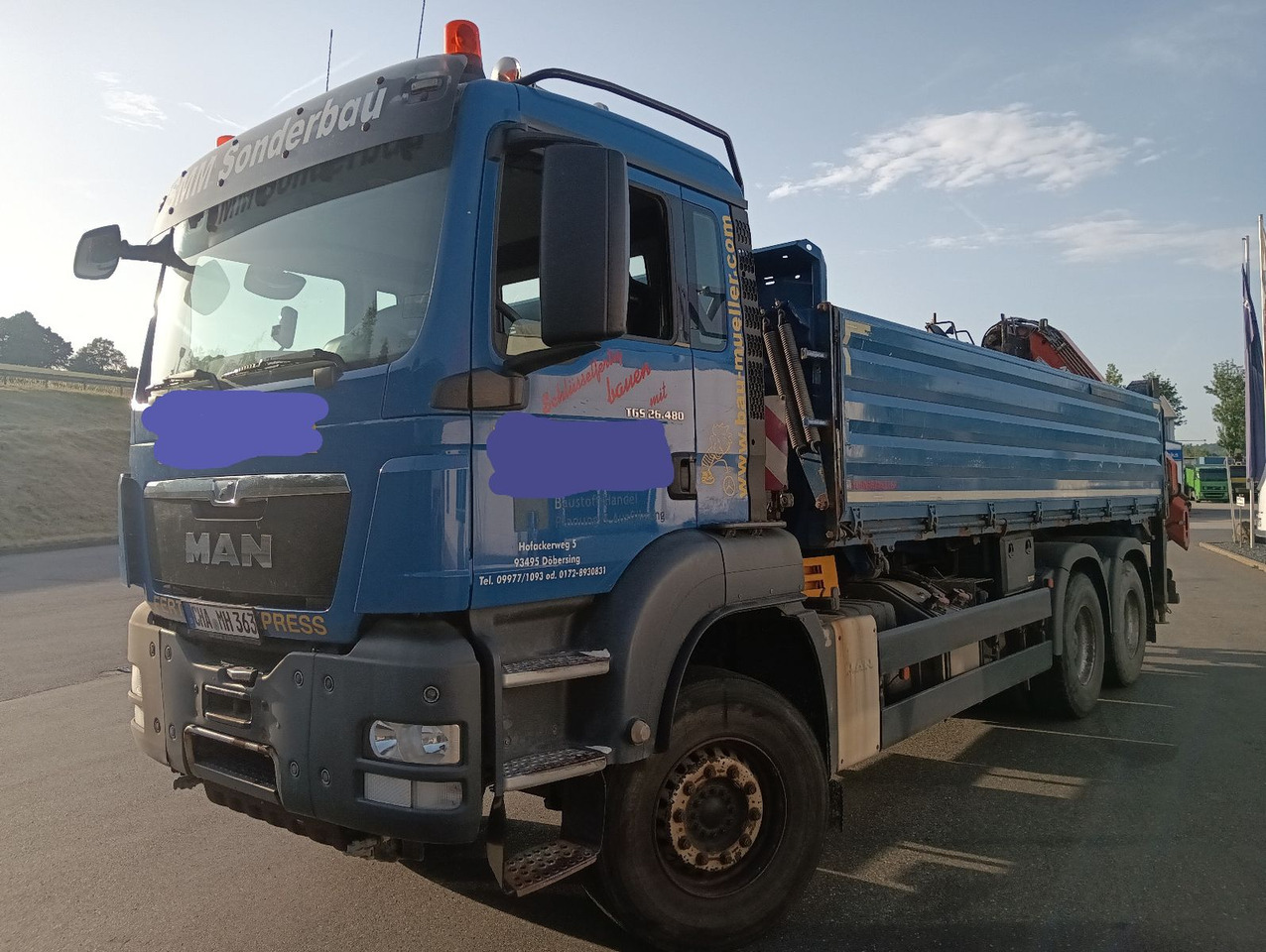 MAN TGS 26:480 6x4 EURO5 ATLAS 240.2E-A4 3-S-Kipper - Tippbil, Kranbil: bilde 2 MAN TGS 26:480 6x4 EURO5 ATLAS 240.2E-A4 3-S-Kipper - Tippbil, Kranbil: bilde 2