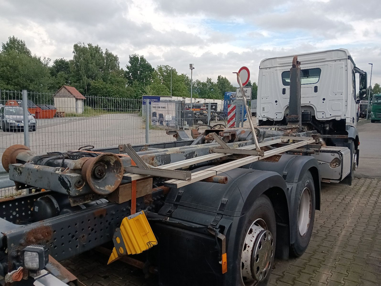 Mercedes-Benz 2545 6x2 Lenk/Lift MEILLER RK2070 Luft/Luft - Chassis lastebil: bilde 3 Mercedes-Benz 2545 6x2 Lenk/Lift MEILLER RK2070 Luft/Luft - Chassis lastebil: bilde 3