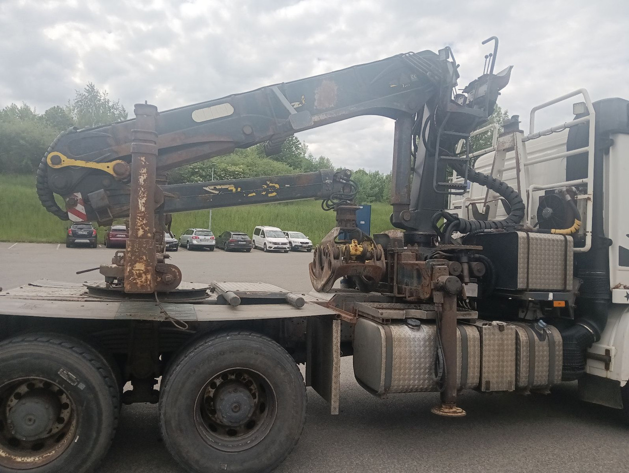 Palfinger EPSILON E250L82 Langholzkran+GLOGGER Aufbau+Anhä - Tømmerbil, Kranbil: bilde 4 Palfinger EPSILON E250L82 Langholzkran+GLOGGER Aufbau+Anhä - Tømmerbil, Kranbil: bilde 4