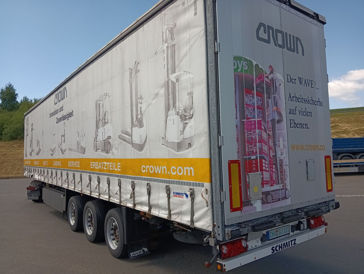 Gardintrailer Schmitz Cargobull SCS24 DOPPELSTOCK HUBDACH Lift SAF 455/40R22,5: bilde 7