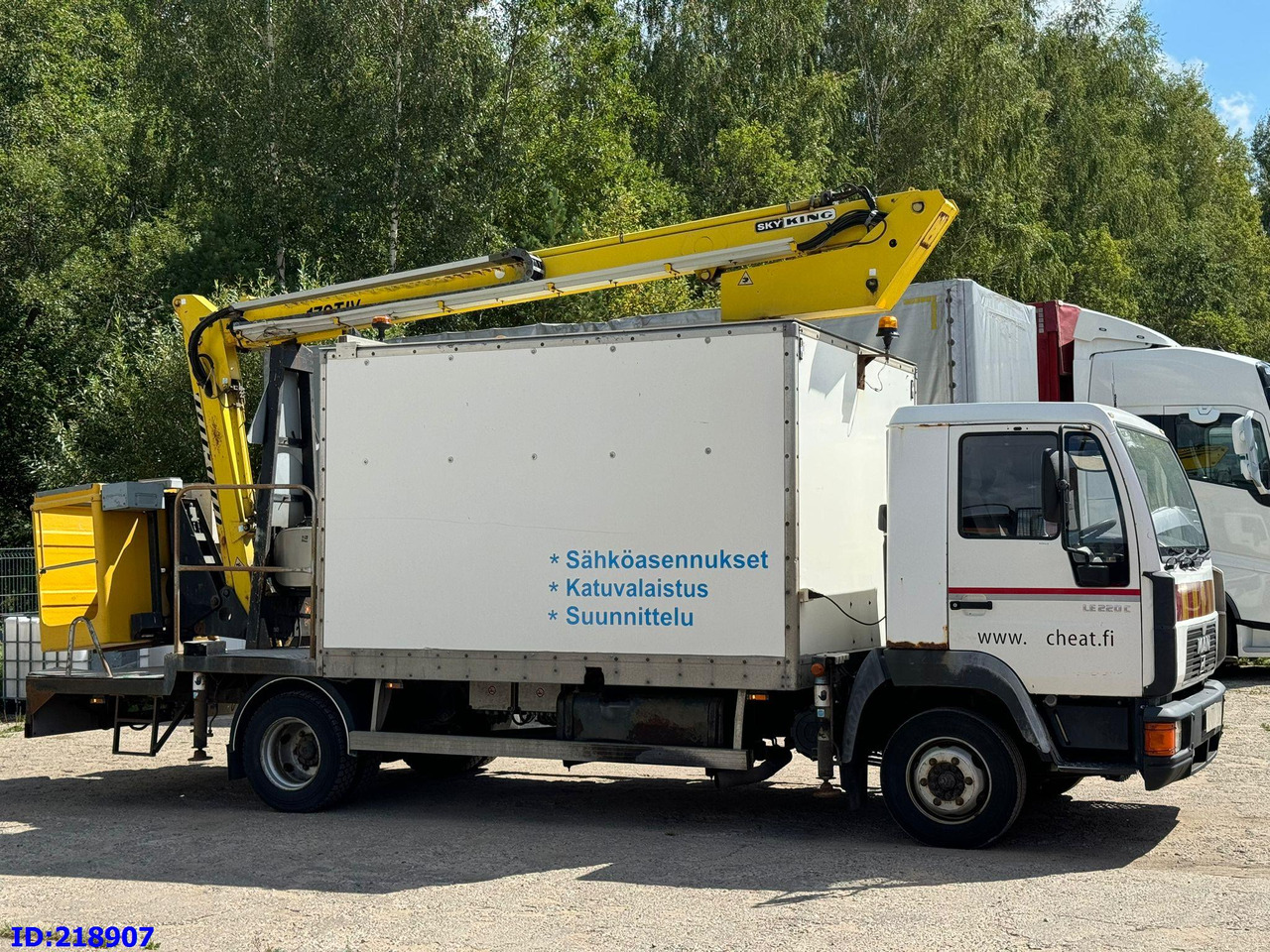 MAN LE 220C + Sky King 179TV - Billift, Utility-/ Spesiell maskin: bilde 4 MAN LE 220C + Sky King 179TV - Billift, Utility-/ Spesiell maskin: bilde 4