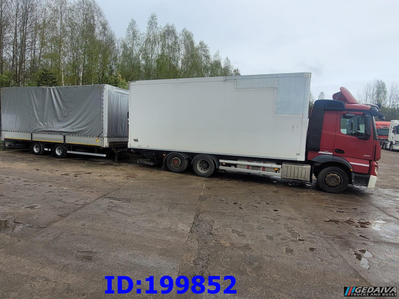 MERCEDES-BENZ Actros 2551 6x2 Euro5 + tilt trailer - Skapbil: bilde 2 MERCEDES-BENZ Actros 2551 6x2 Euro5 + tilt trailer - Skapbil: bilde 2
