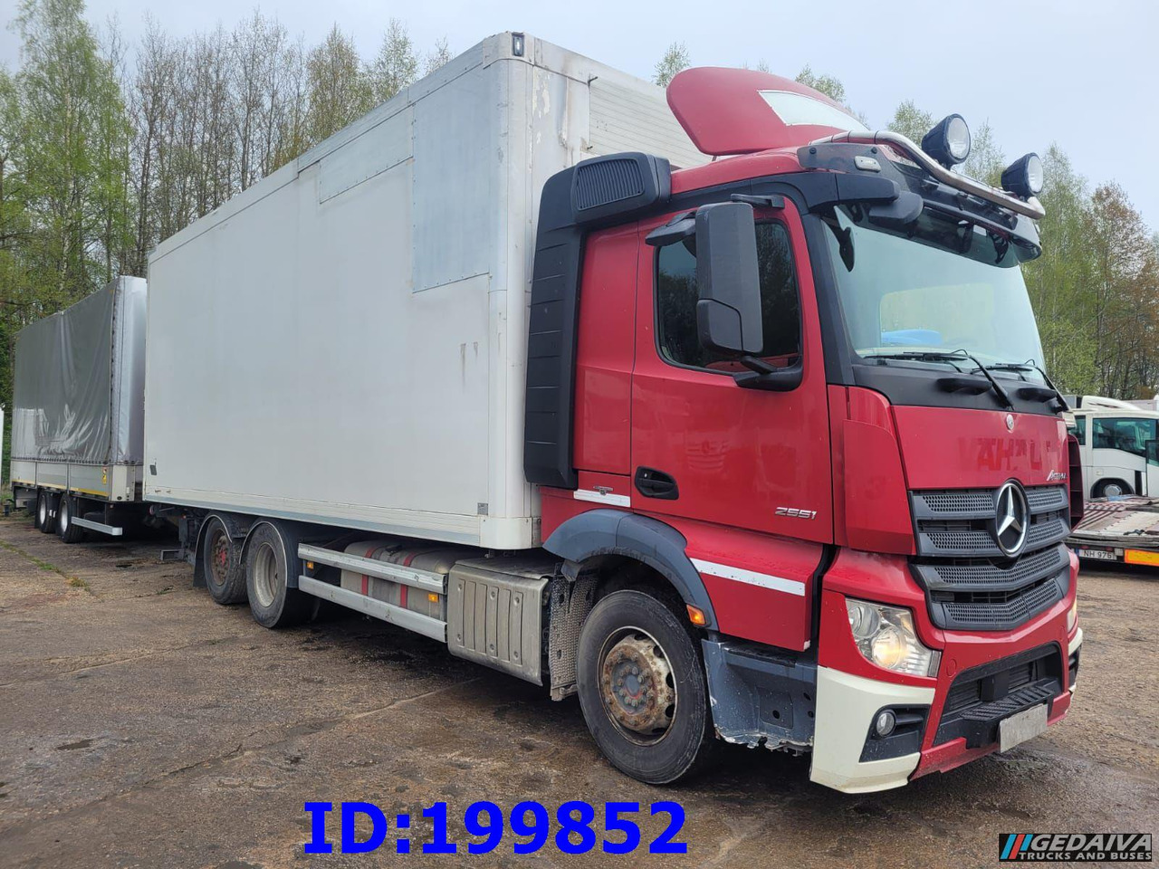 MERCEDES-BENZ Actros 2551 6x2 Euro5 + tilt trailer - Skapbil: bilde 1 MERCEDES-BENZ Actros 2551 6x2 Euro5 + tilt trailer - Skapbil: bilde 1
