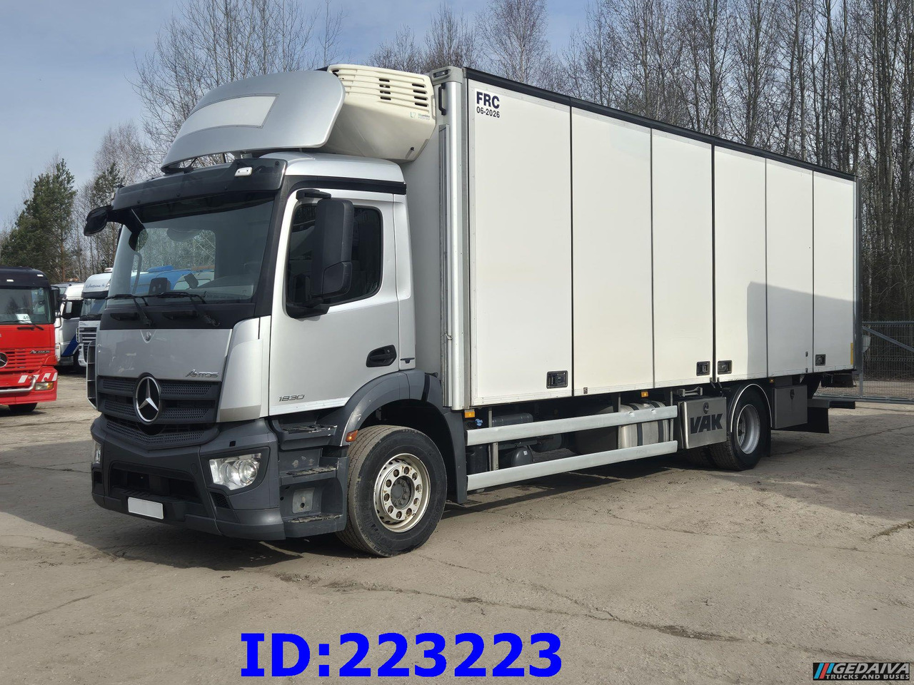 MERCEDES-BENZ Antos 1830 FRC Euro6 - Lastebil med kjøl: bilde 1 MERCEDES-BENZ Antos 1830 FRC Euro6 - Lastebil med kjøl: bilde 1