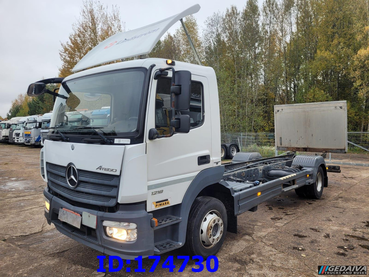 MERCEDES-BENZ Atego 1218 - Euro6 - Manual - Full Steel - Chassis lastebil: bilde 1 MERCEDES-BENZ Atego 1218 - Euro6 - Manual - Full Steel - Chassis lastebil: bilde 1