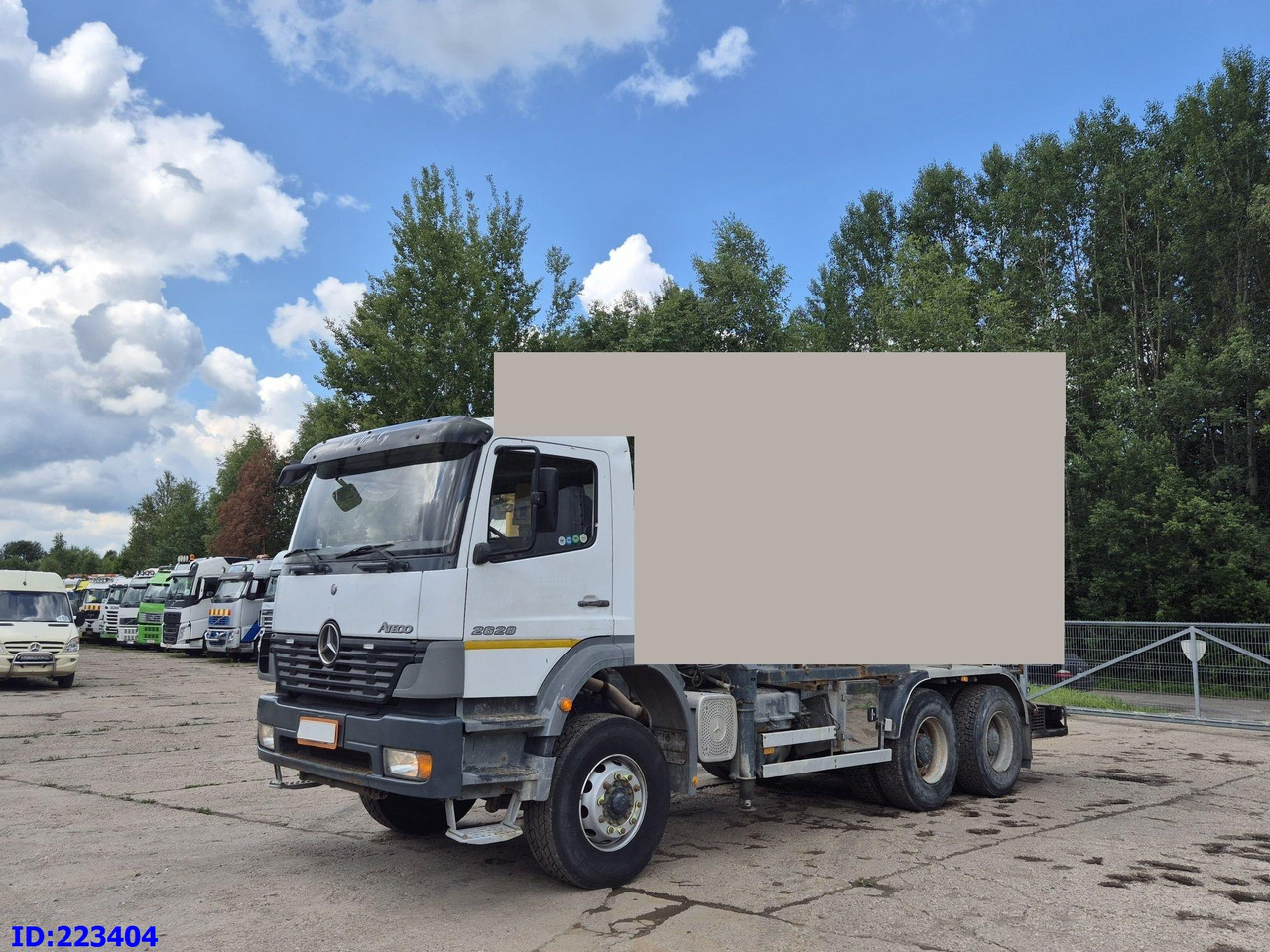 MERCEDES-BENZ Atego 2628 6x4 Full steel - Chassis lastebil: bilde 1 MERCEDES-BENZ Atego 2628 6x4 Full steel - Chassis lastebil: bilde 1