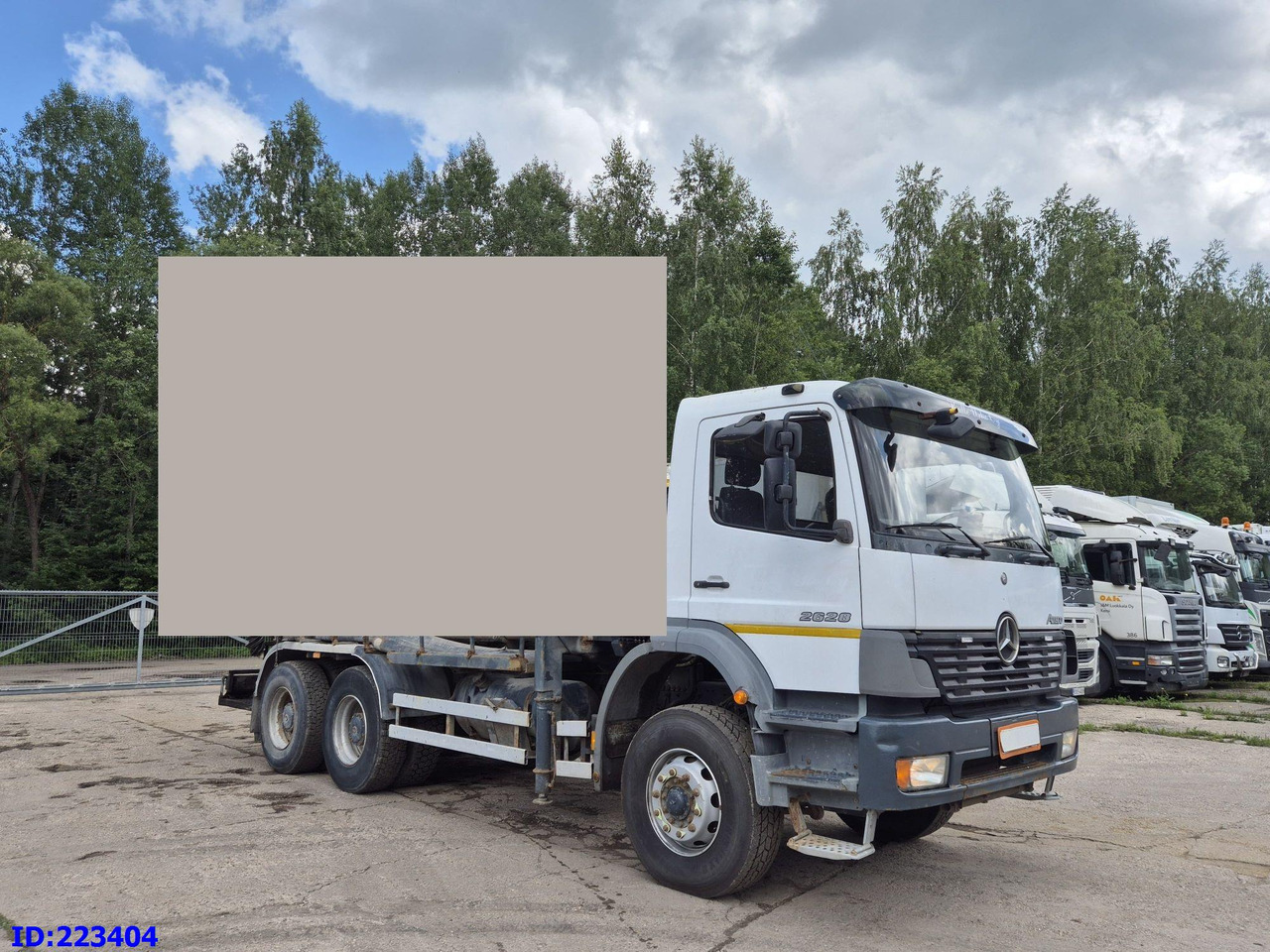 MERCEDES-BENZ Atego 2628 6x4 Full steel - Chassis lastebil: bilde 4 MERCEDES-BENZ Atego 2628 6x4 Full steel - Chassis lastebil: bilde 4