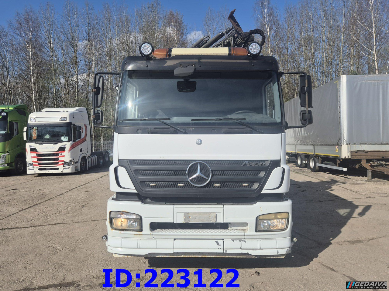 MERCEDES-BENZ Axor 2533 6x2 + Atlas 332.3E Crane - Tippbil: bilde 2 MERCEDES-BENZ Axor 2533 6x2 + Atlas 332.3E Crane - Tippbil: bilde 2