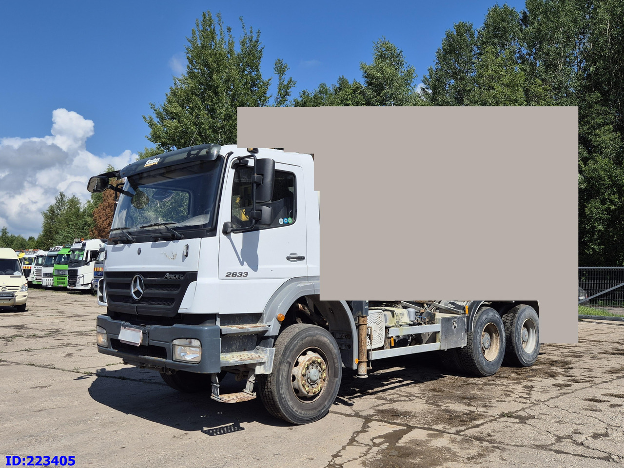 MERCEDES-BENZ Axor 2633 6x4 Full steel - Chassis lastebil: bilde 1 MERCEDES-BENZ Axor 2633 6x4 Full steel - Chassis lastebil: bilde 1