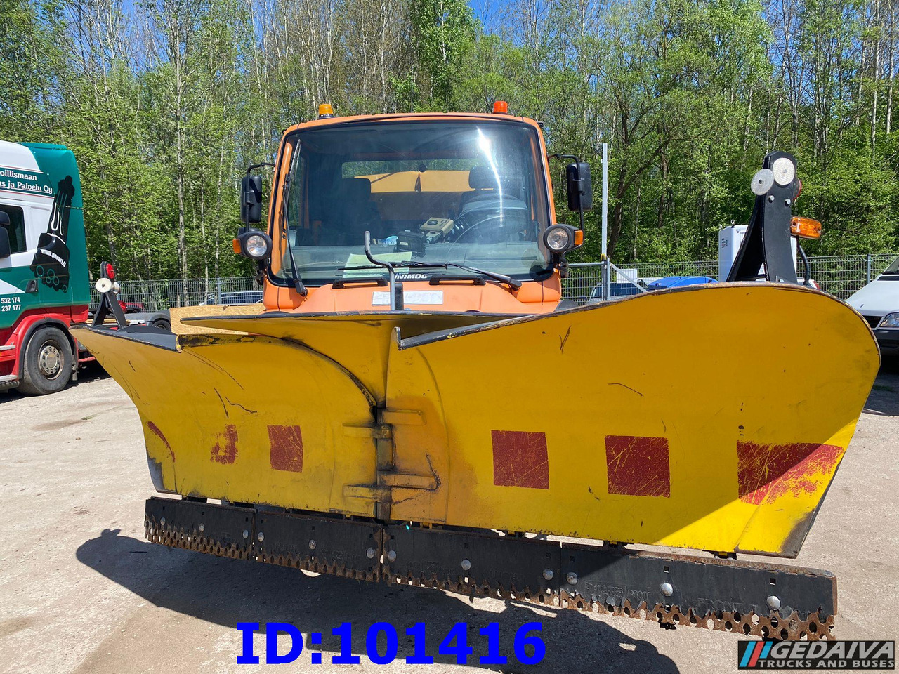 Brøytebil MERCEDES-BENZ Unimog U300 4X4: bilde 6