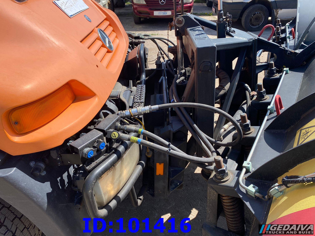 Brøytebil MERCEDES-BENZ Unimog U300 4X4: bilde 8