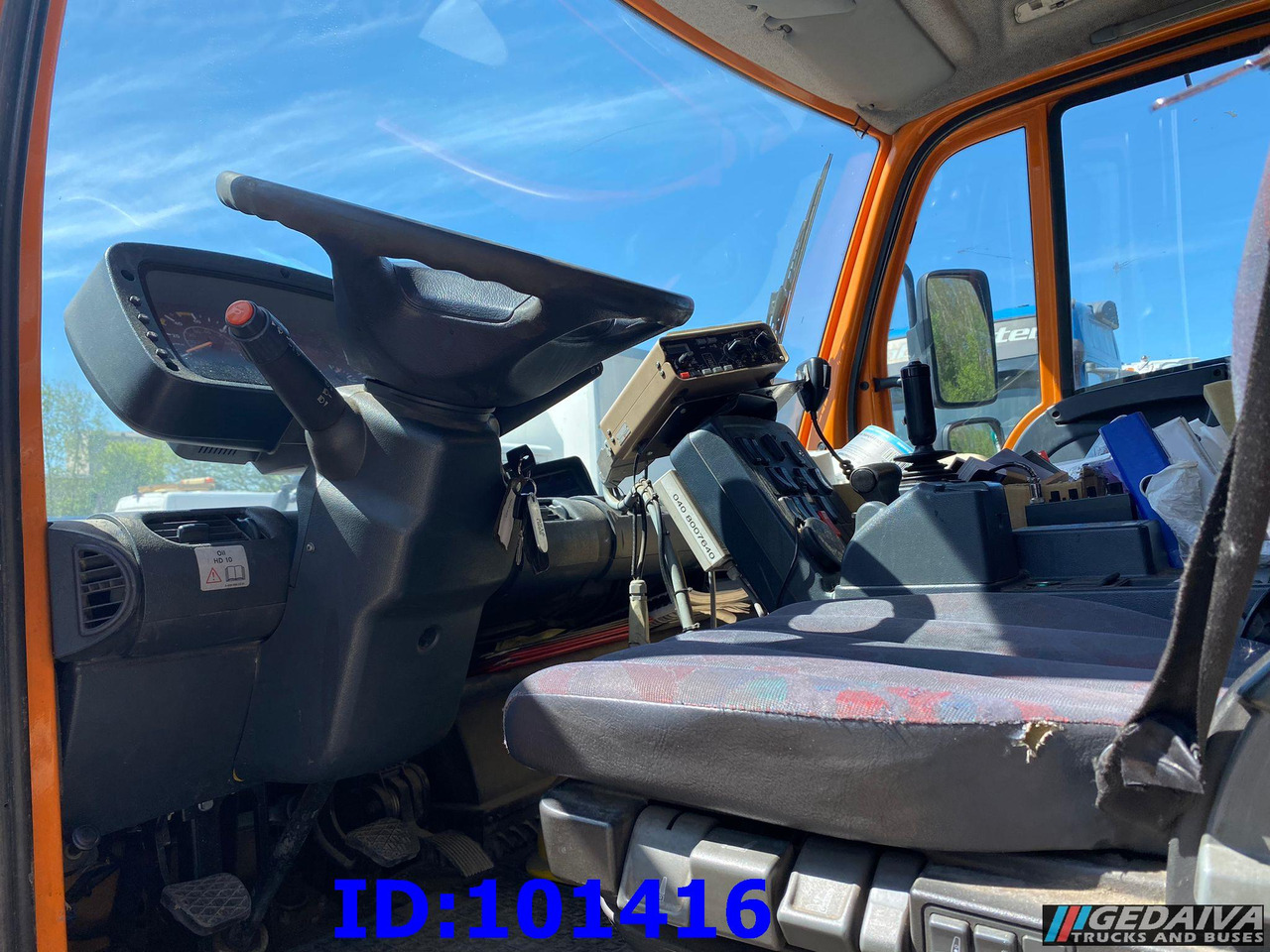 Brøytebil MERCEDES-BENZ Unimog U300 4X4: bilde 12