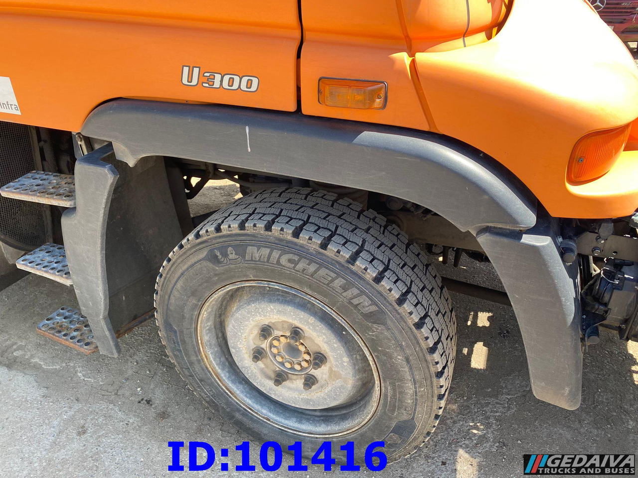 Brøytebil MERCEDES-BENZ Unimog U300 4X4: bilde 9