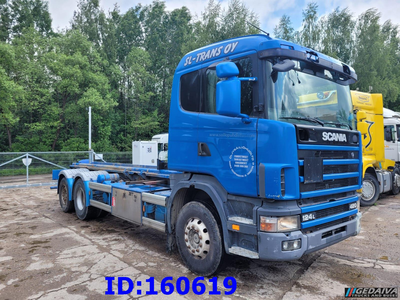SCANIA 124 420 6x2 Manual Retarder - Chassis lastebil: bilde 4 SCANIA 124 420 6x2 Manual Retarder - Chassis lastebil: bilde 4