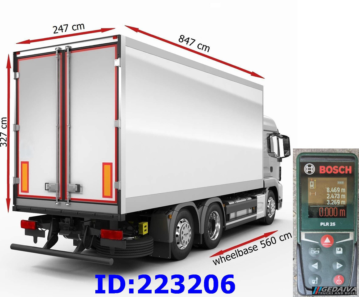 Isotermisk lastebil VOLVO FH12 420HP 6x2: bilde 6
