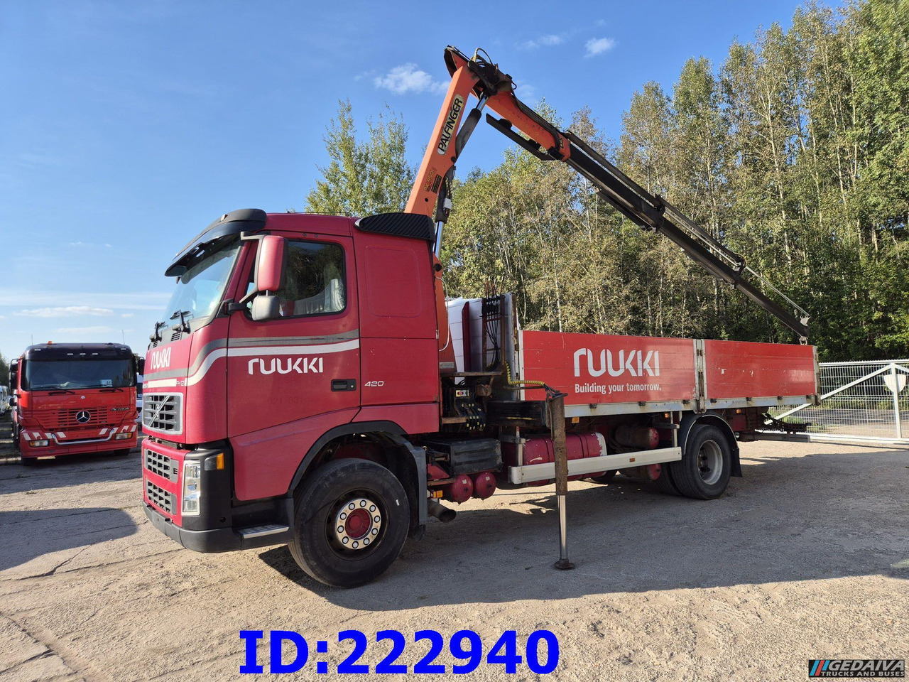 VOLVO FH12 420HP + Crane Palfinger PK9501 - Planbil: bilde 1 VOLVO FH12 420HP + Crane Palfinger PK9501 - Planbil: bilde 1