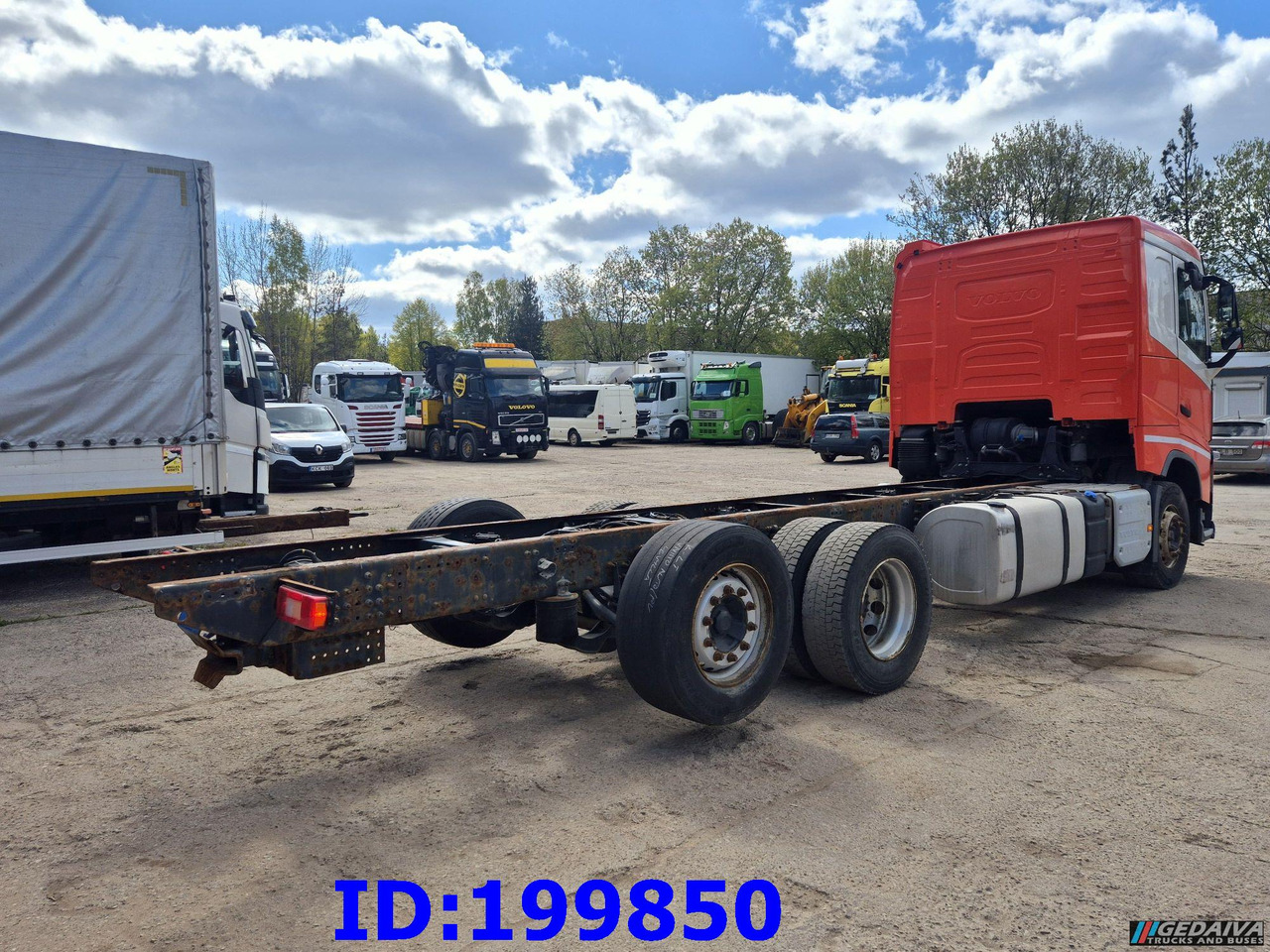 VOLVO FH13 540HP 6x2 Euro6 - Chassis lastebil: bilde 5 VOLVO FH13 540HP 6x2 Euro6 - Chassis lastebil: bilde 5