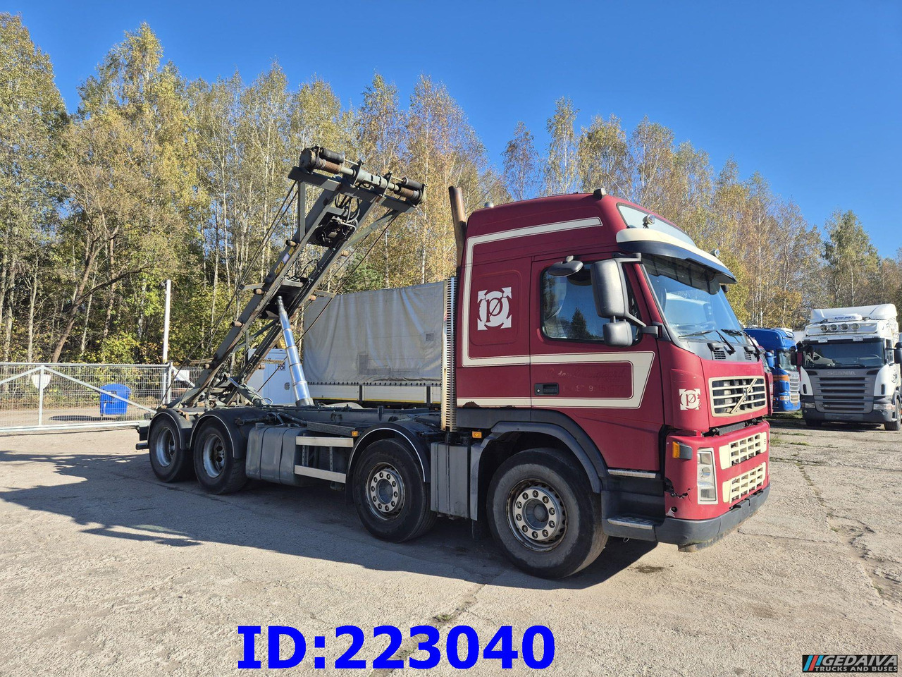 VOLVO FM12 420HP 8x2 - Lastebil med kabelsystem: bilde 4 VOLVO FM12 420HP 8x2 - Lastebil med kabelsystem: bilde 4