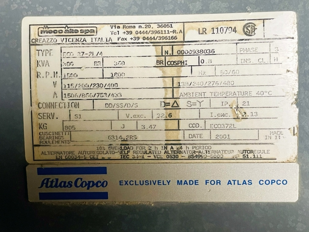 Atlas Copco QAS 338GD (4080) - Annet utstyr: bilde 3 Atlas Copco QAS 338GD (4080) - Annet utstyr: bilde 3