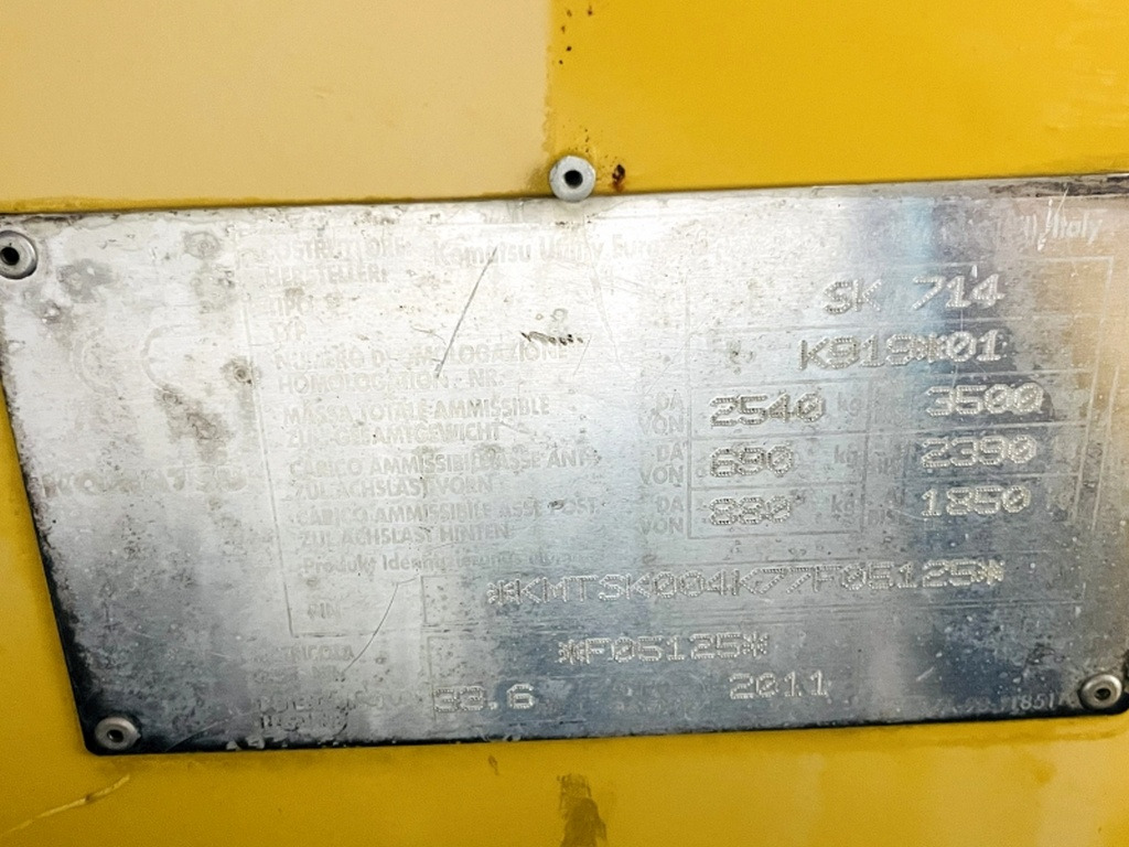 Komatsu SK714 (3906) - Kompaktlaster: bilde 3 Komatsu SK714 (3906) - Kompaktlaster: bilde 3