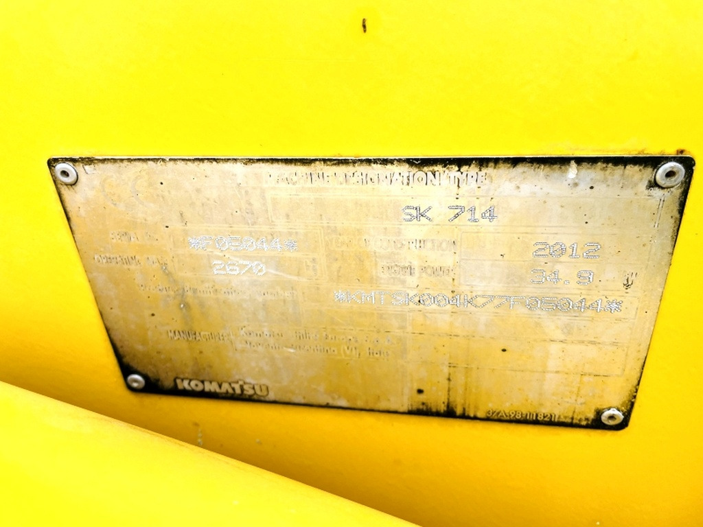 Komatsu SK714-5 (3948) - Kompaktlaster: bilde 3 Komatsu SK714-5 (3948) - Kompaktlaster: bilde 3