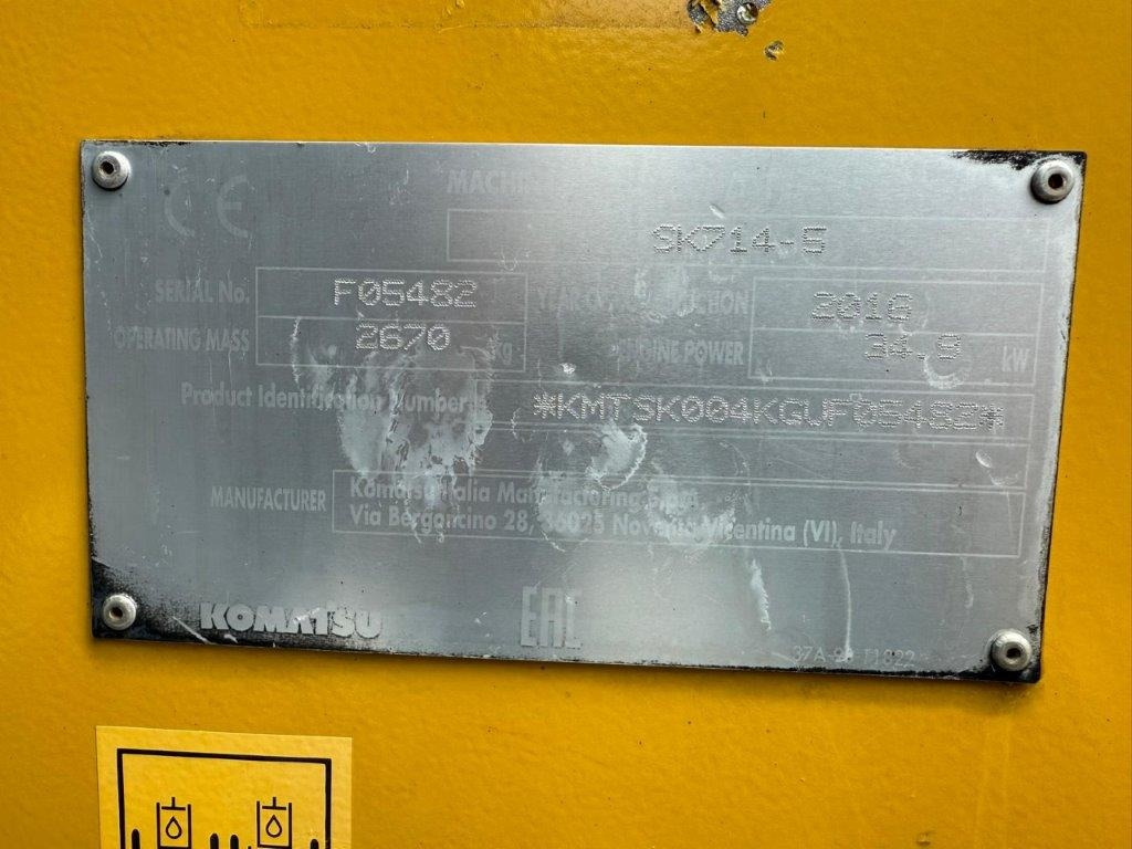 Komatsu SK714-5 (4026) - Kompaktlaster: bilde 5 Komatsu SK714-5 (4026) - Kompaktlaster: bilde 5