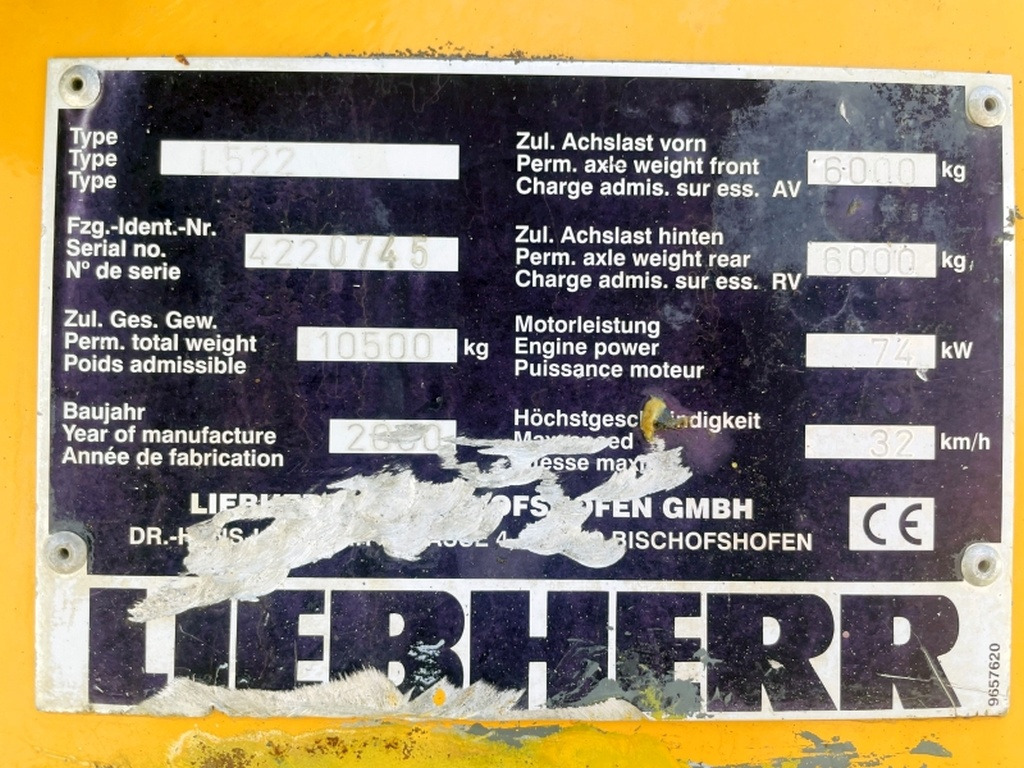 Liebherr L522 (4023) - Hjullaster: bilde 4 Liebherr L522 (4023) - Hjullaster: bilde 4
