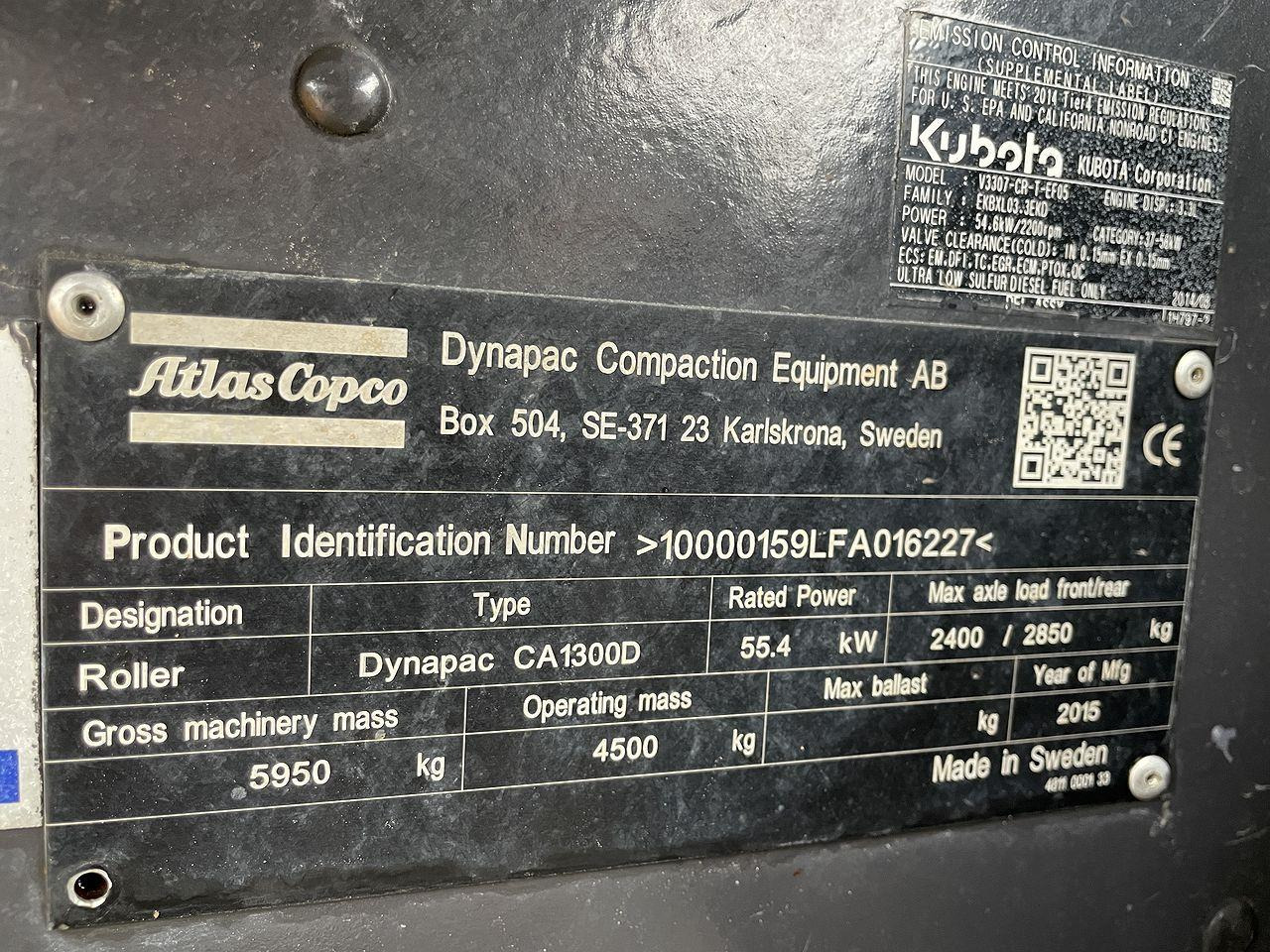 Kompaktor Atlas Copco CA1300D: bilde 11 Kompaktor Atlas Copco CA1300D: bilde 11