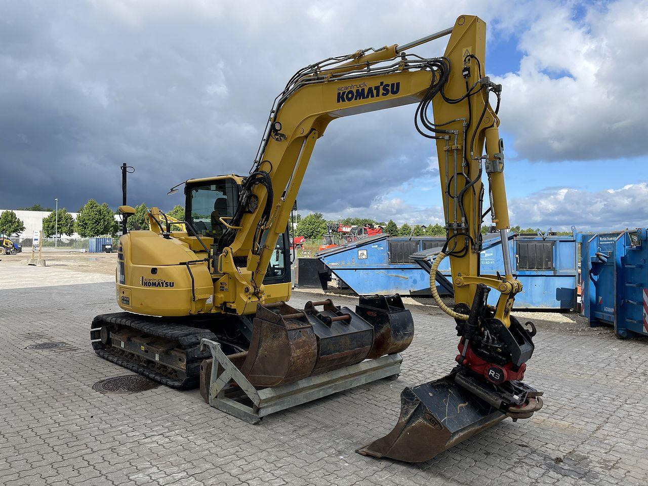 Komatsu PC88MR-10 med Topcon - Minigraver: bilde 5 Komatsu PC88MR-10 med Topcon - Minigraver: bilde 5