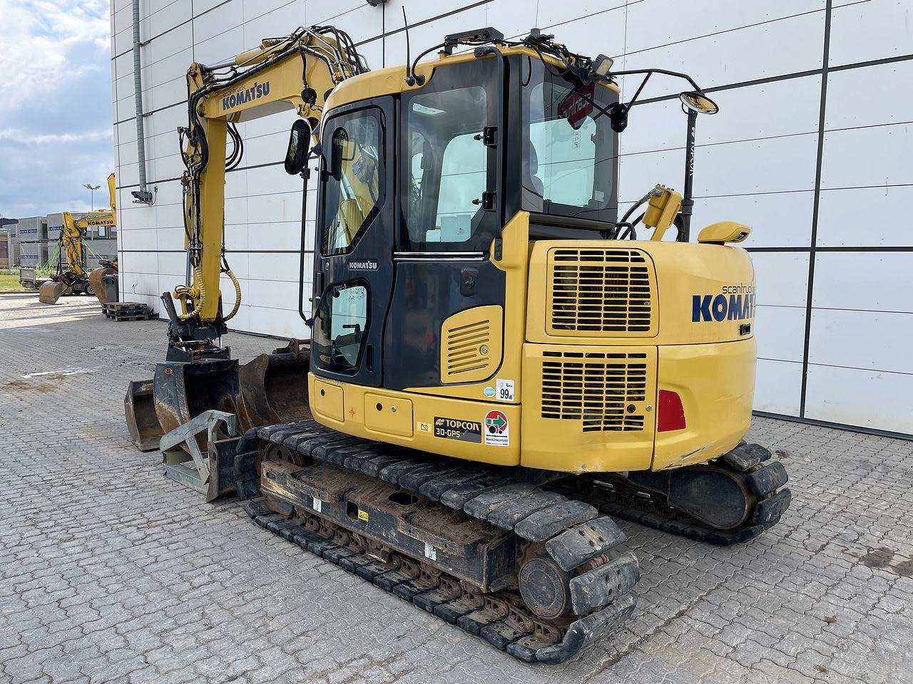 Komatsu PC88MR-10 med Topcon - Minigraver: bilde 2 Komatsu PC88MR-10 med Topcon - Minigraver: bilde 2